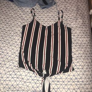 Striped crop top